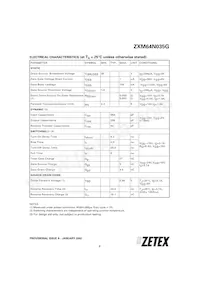 ZXM64N035GTA Datasheet Page 3
