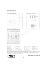 ZXM64N035GTA Datasheet Page 4