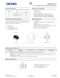 ZXMN10A11GTC Datasheet Cover