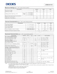 ZXMN3A01E6TC Datasheet Page 2