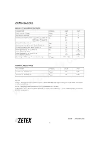 ZXMN3A02X8TA Datasheet Pagina 2