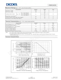 ZXMN3A03E6TC數據表 頁面 2