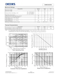ZXMN3B04N8TC Datasheet Page 2