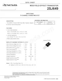 2SJ649-AZ Datasheet Page 3