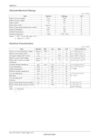2SK1317-E Datasheet Page 2