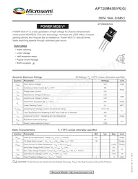 APT20M45BVRG Datenblatt Cover