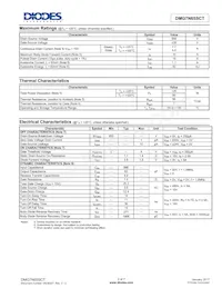 DMG7N65SCT Datasheet Page 2