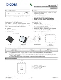 DMT6004SPS-13 Datasheet Cover
