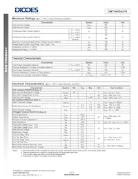 DMTH6004LPS-13 Datasheet Pagina 2