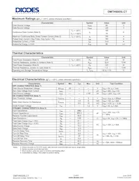 DMTH6005LCT數據表 頁面 2