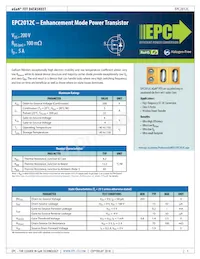 EPC2012C數據表 封面