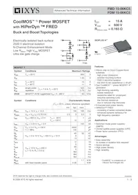 FDM15-06KC5 Datasheet Cover