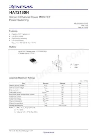 HAT2160H-EL-E Datasheet Page 3
