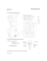 IRF2903ZSTRLP Datasheet Page 9