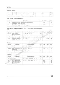 IRF830 Datasheet Page 2