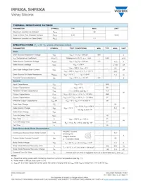 IRF830A Datasheet Page 2