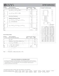 IXFB100N50Q3 Datasheet Page 2