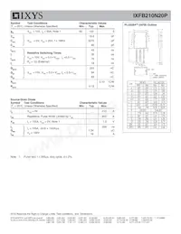 IXFB210N20P Datasheet Page 2