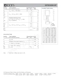 IXFB300N10P Datasheet Page 2