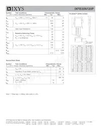 IXFB30N120P Datasheet Pagina 2