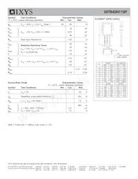IXFB40N110P Datenblatt Seite 2