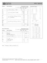IXFB72N55Q2 Datasheet Page 2
