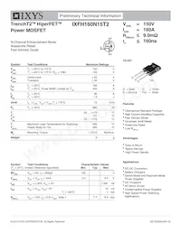 IXFH160N15T2 Datasheet Cover