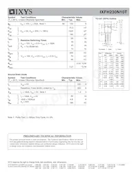 IXFH230N10T Datasheet Page 2