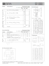IXFH23N60Q Datasheet Page 2