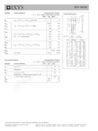 IXFH6N120數據表 頁面 2