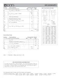IXFJ26N50P3 Datenblatt Seite 2