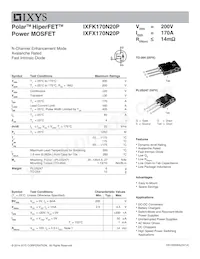 IXFK170N20P Datenblatt Cover