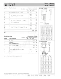 IXFK27N80Q Datasheet Page 2