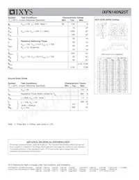 IXFN140N25T Datasheet Page 2