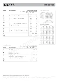 IXFN20N120 Datasheet Pagina 2