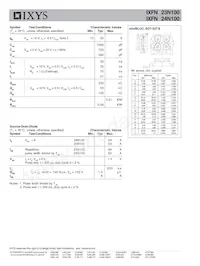 IXFN23N100 Datasheet Page 2