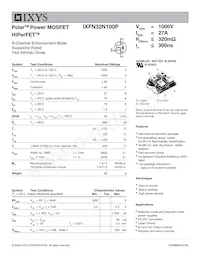 IXFN32N100P Datasheet Cover