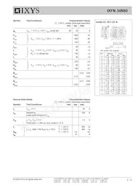 IXFN34N80 Datasheet Page 2