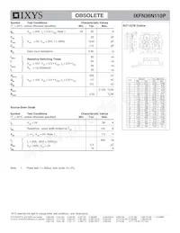 IXFN36N110P Datasheet Page 2
