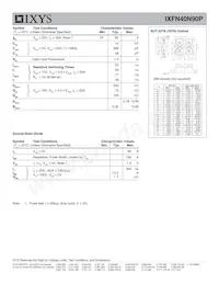 IXFN40N90P Datasheet Page 2