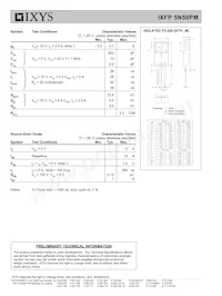 IXFP5N50PM Datenblatt Seite 2