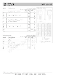 IXFR102N30P數據表 頁面 2