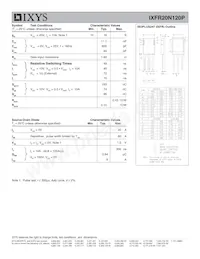 IXFR20N120P Datasheet Pagina 2