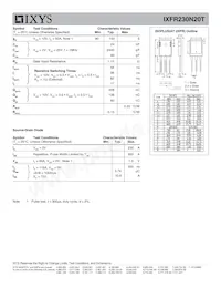 IXFR230N20T Datasheet Page 2