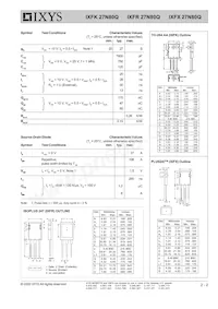 IXFR27N80Q Datasheet Page 2