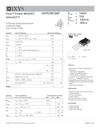 IXFR32N100P Datasheet Cover