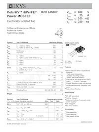 IXFR44N80P Datasheet Cover