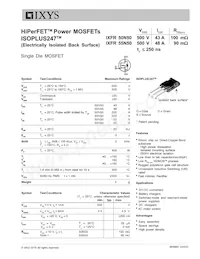 IXFR55N50 Datasheet Copertura