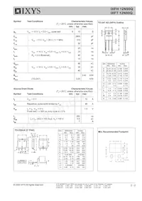 IXFT12N90Q Datasheet Page 2