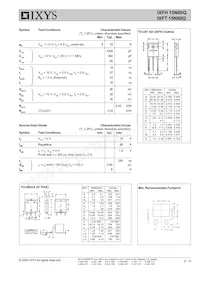 IXFT15N80Q Datasheet Page 2